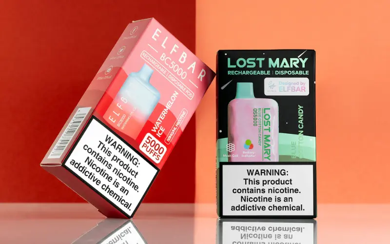 【徹底比較レビュー】Elf Bar Lost Maryの二つの違いは何ですか?人気モデル&最新デバイスまとめ! 3 基本情報の比較:Elf Bar vs Lost Mary