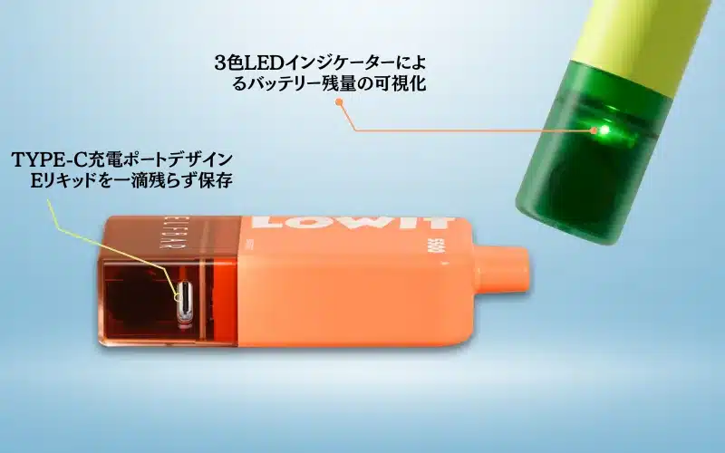 ELFBAR Lowit 8000 Charging