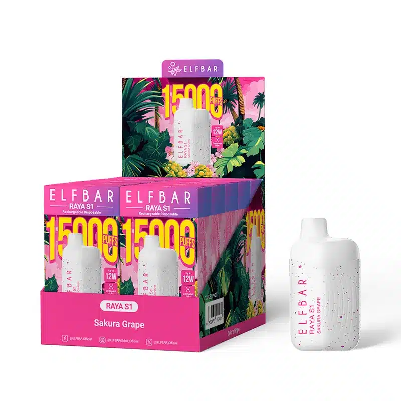 ElfBar Raya S1 15000 サクラグレープ(sukura grape)