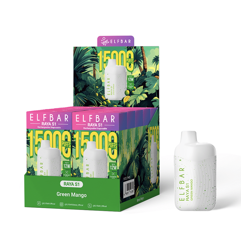 Elfbar Raya S1 (15000) - Green Mango(グリーンマンゴー) 2 ElfBar Raya S1 15000 グリーンマンゴー green mango