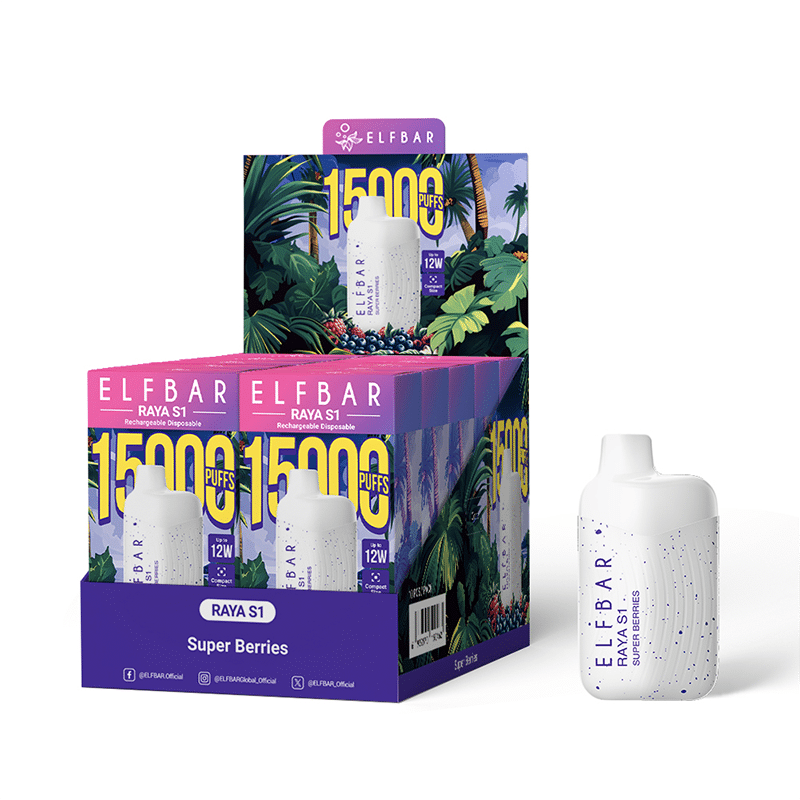 Elfbar Raya S1 (15000) - Super Berries(スーパー ベリーズ) 2 ElfBar Raya S1 15000 スーパー ベリーズ (super berries)