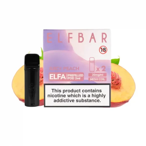 ELF BAR ELFA Pods – Juicy Peach (ジューシーピーチ)