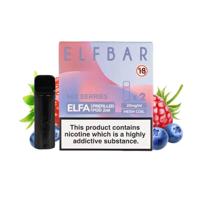 Elf Bar Elfa Pods – Mixed Berries (ピミックスベリー) ELF BAR ELFA Pods – Mixed Berries (ピミックスベリー)