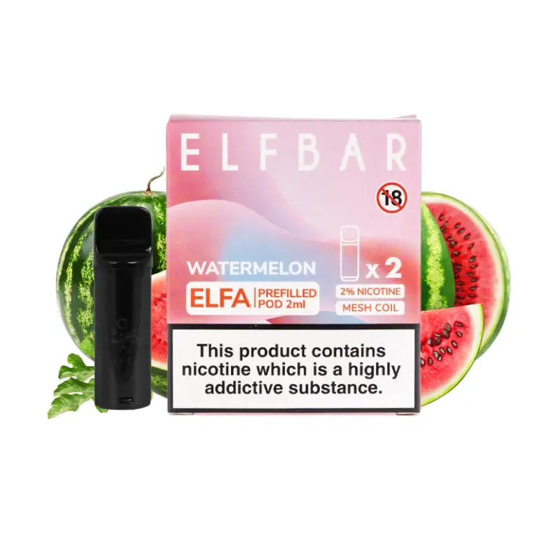 Elf Bar Elfa Pods – Watermelon (スイカ) ELF BAR ELFA Pods – Watermelon (スイカ)