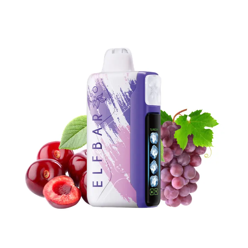 Elfbar Ice King - Grape Cherry (グレープチェリー) | Elfbar Japan通販店 ELFBAR Ice King - Grape Cherry (グレープチェリー)