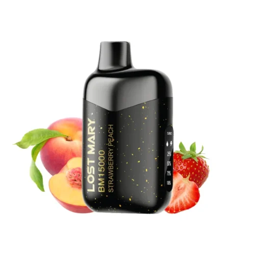 ELFBAR x Lost Mary BM15000 - Strawberry Peach（ストロベリー ピーチ）