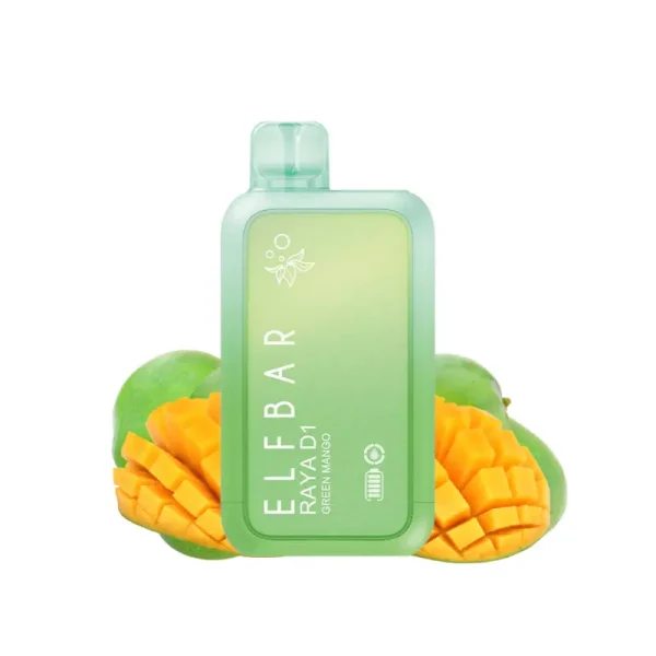 ElfBar BC10000 (Raya D1 Dinmol) - Green Mango (グリーンマンゴー)