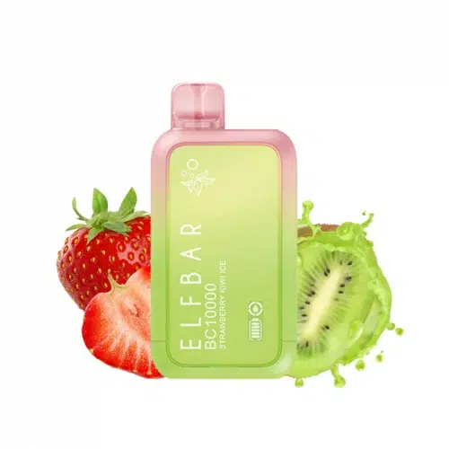ElfBar BC10000 (Raya D1 Dinmol) - Strawberry Kiwi lce (ストロベリーキウイアイス)