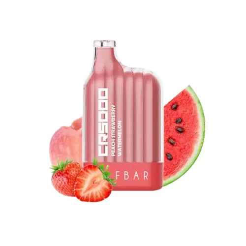 ELFBAR CR5000 Peach Strawberry Watermelon 電子タバコ 充電式